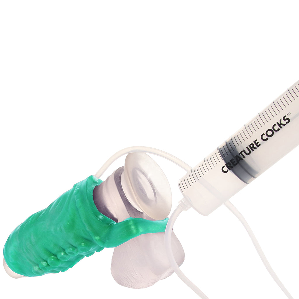 Creature Cocks Tentacle Squirting Enhancer in Green Male Enhancement > Extenders and Sleeves - Tophatter Daily Deals