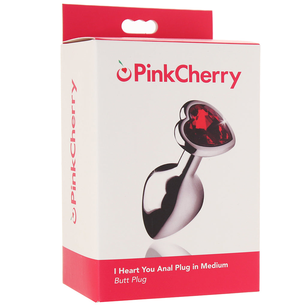 PinkCherry I Heart You Anal Plug in Medium Anal Sex Toys > Butt Plugs - Tophatter Daily Deals