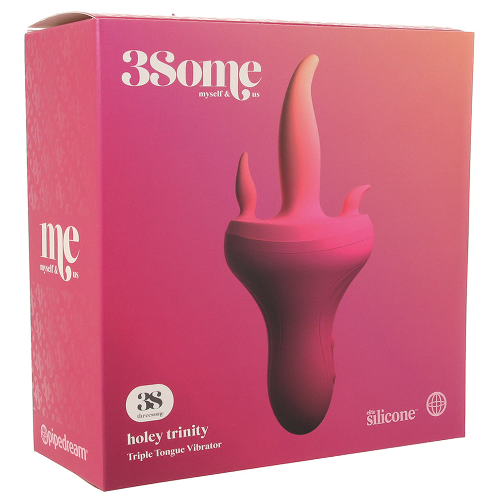 3Some Holey Trinity Triple Tongue Vibe - Tophatter's Adult Products Vibrators > Rabbit Vibrators - Tophatter Daily Deals