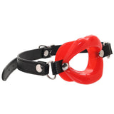 Master Series Juicy Lips Open Mouth Gag in Red Bondage and Fetish > Ball Gags & Mouth Restraints - Tophatter Daily Deals