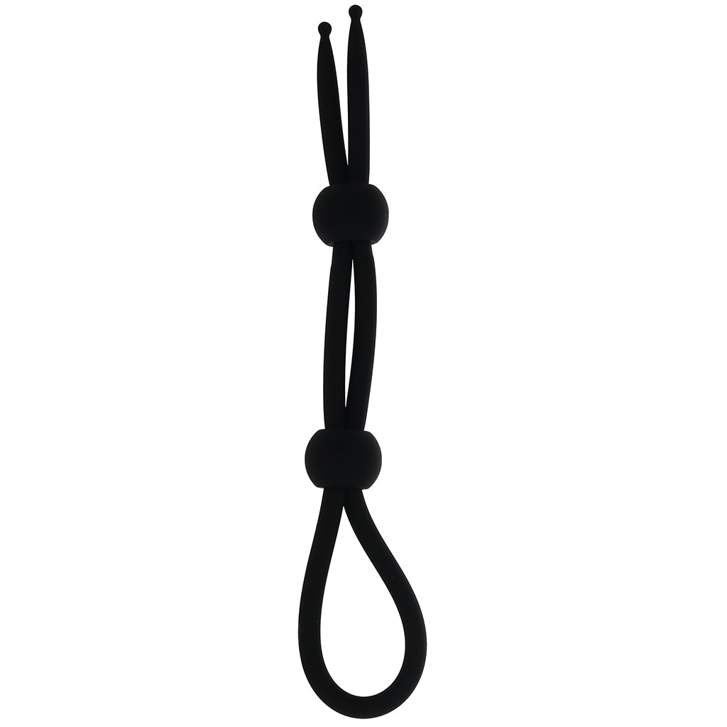 Alpha Dual Stamina Lasso in Black Cock Rings - Tophatter Daily Deals