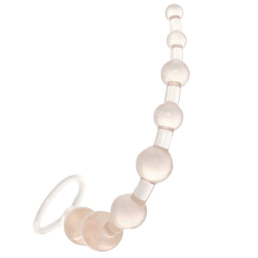 Shane's World Anal 101 Intro Beads in Clear Anal Sex Toys > Anal Beads - Tophatter Daily Deals