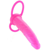 Silicone Love Rider Dual Penetrator in Pink Dildo Sex Toys > Anal Dildos - Tophatter Daily Deals