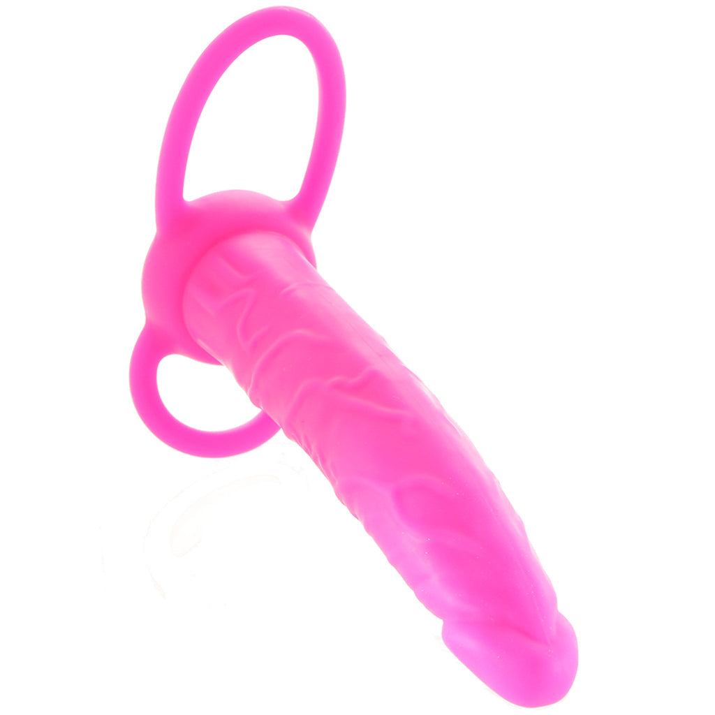 Silicone Love Rider Dual Penetrator in Pink Dildo Sex Toys > Anal Dildos - Tophatter Daily Deals