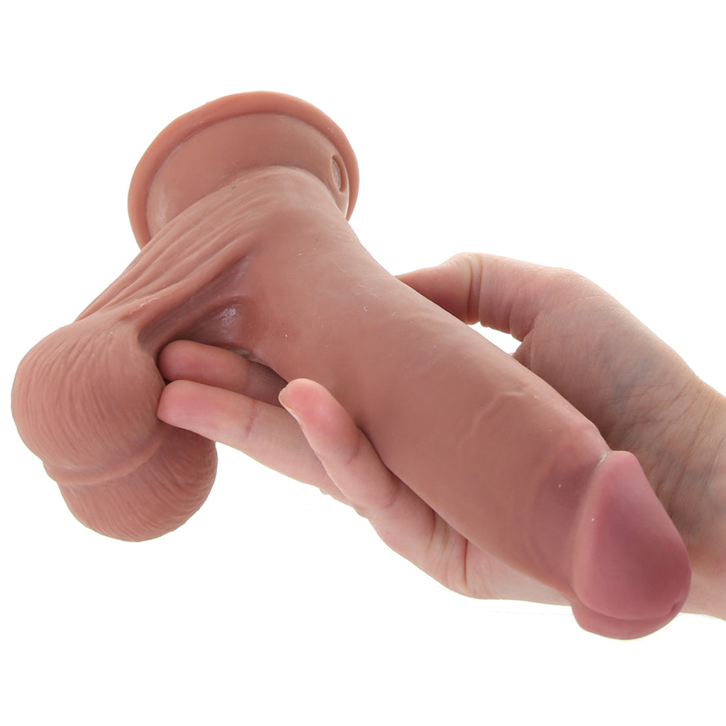 King Cock Plus 7 Inch 3D Cock with Swinging Balls in Tan Dildo Sex Toys > Realistic Dildos - Tophatter Daily Deals