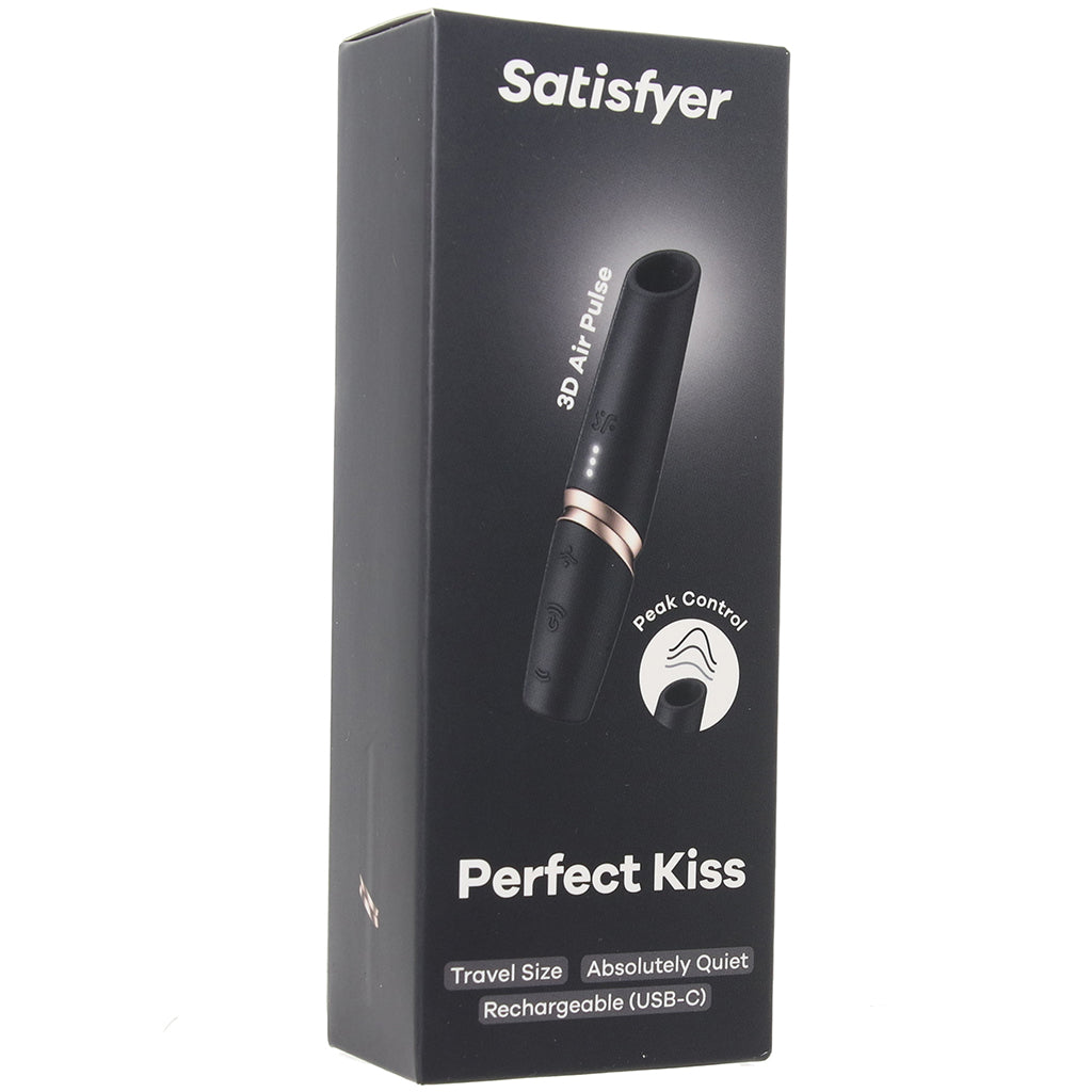 Satisfyer Perfect Kiss Travel Clitoral Stimulator Vibrators > Clitoral Suction & Stimulation - Tophatter Daily Deals