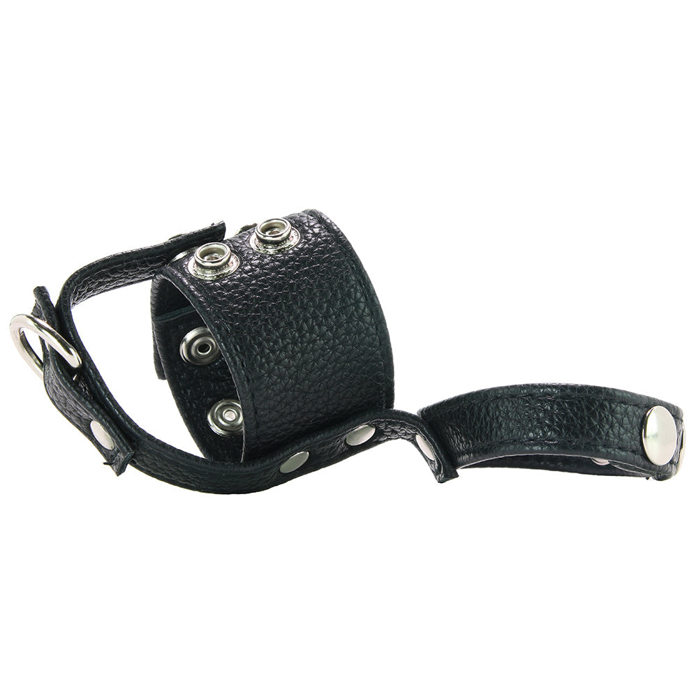 Blue Line 1.5 Inch Cock Ring, Ball Stretcher & Weight Ring Bondage and Fetish > Cock and Ball Devices - Tophatter Daily Deals