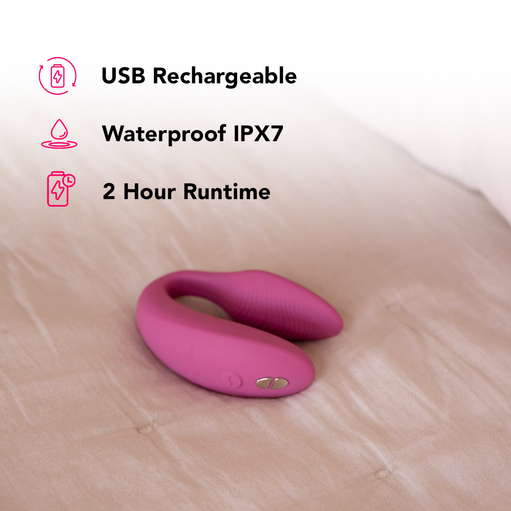 We-Vibe Sync 2 Couple's Vibe in Rose - Tophatter's Vibrator Deals Online Vibrators > G-Spot Vibrators - Tophatter Daily Deals