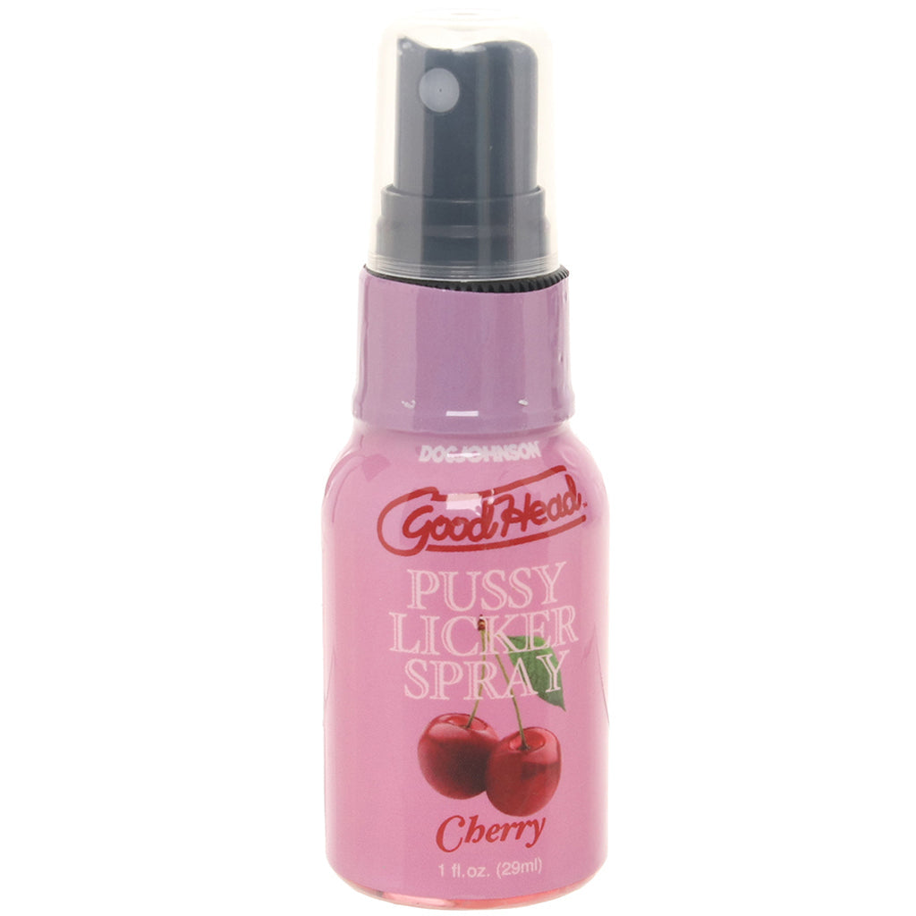 GoodHead Pussy Licker Spray 1fl.oz/29ml in Cherry - Tophatter's Adult Sex Toys Online Lubes and Lotions > Flavored Sex Lubes - Tophatter Daily Deals