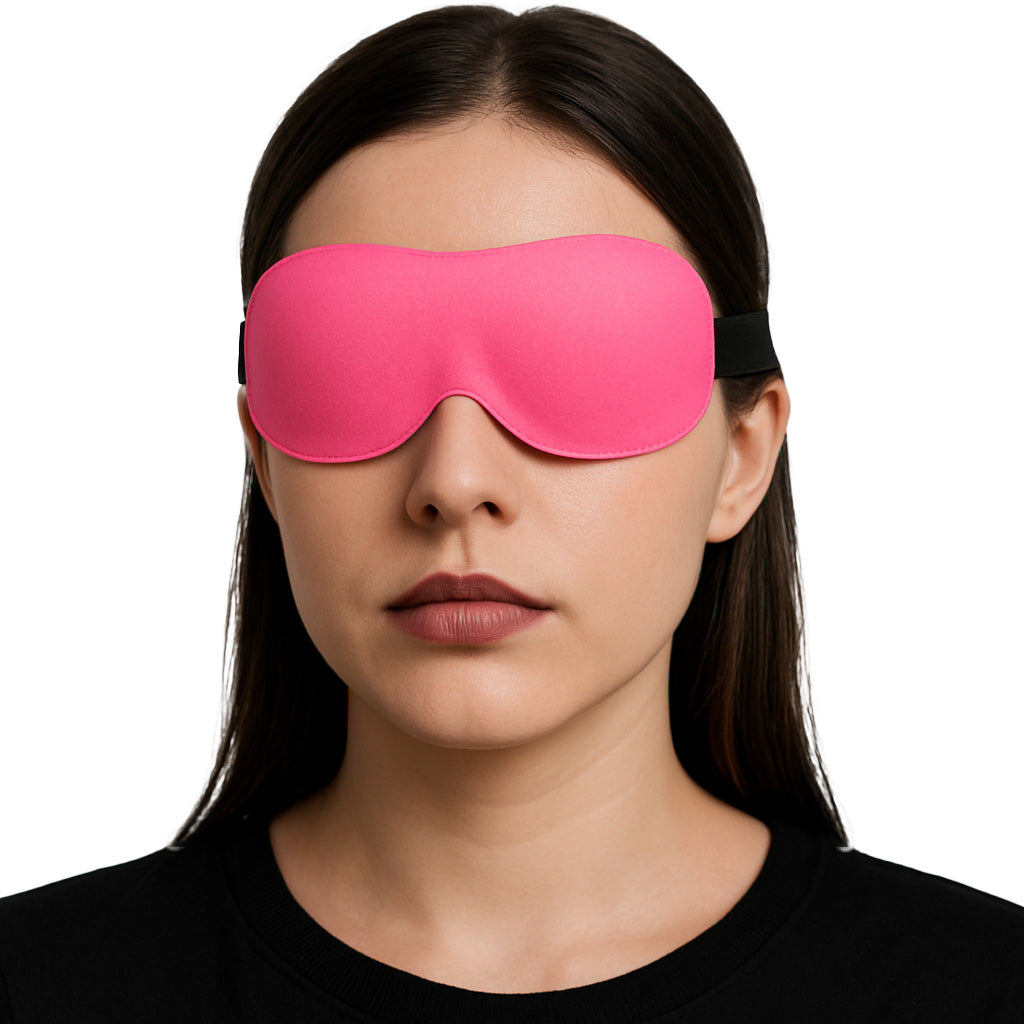 Ouch! 3D Blindfold in Pink Bondage and Fetish > Pleasure Masks and Dress Up Play - Tophatter Daily Deals