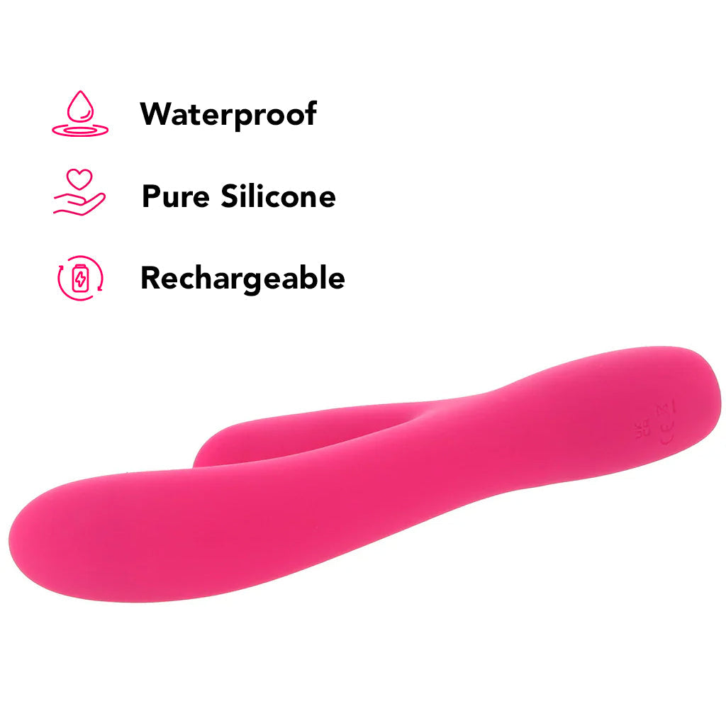 PinkCherry G-Spot Slim Rabbit Vibe in Pink Vibrators > Rabbit Vibrators - Tophatter Daily Deals