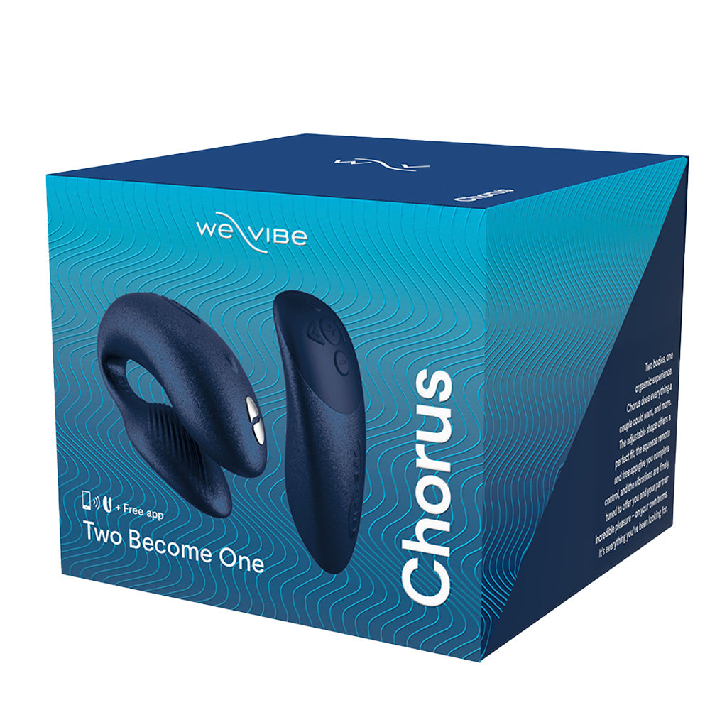We-Vibe Chorus Couples Vibrator in Cosmic Blue - Tophatter's Vibrator Deals Online Vibrators > Wearable & Panty Vibrators - Tophatter Daily Deals