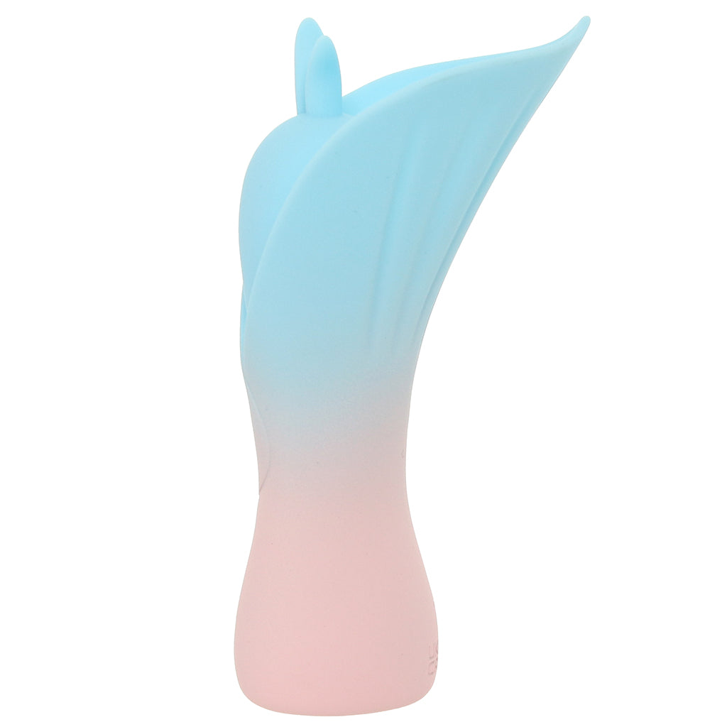 Mina Fiercely Powerful Fluttering Flower Vibe in Blue Vibrators > Clitoral Stimulators - Tophatter Daily Deals