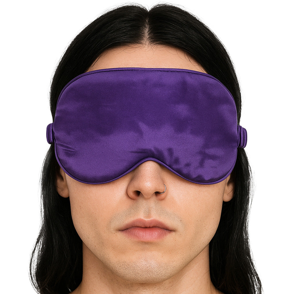 Ouch! Satin Blindfold in Purple Bondage and Fetish > Pleasure Masks and Dress Up Play - Tophatter Daily Deals