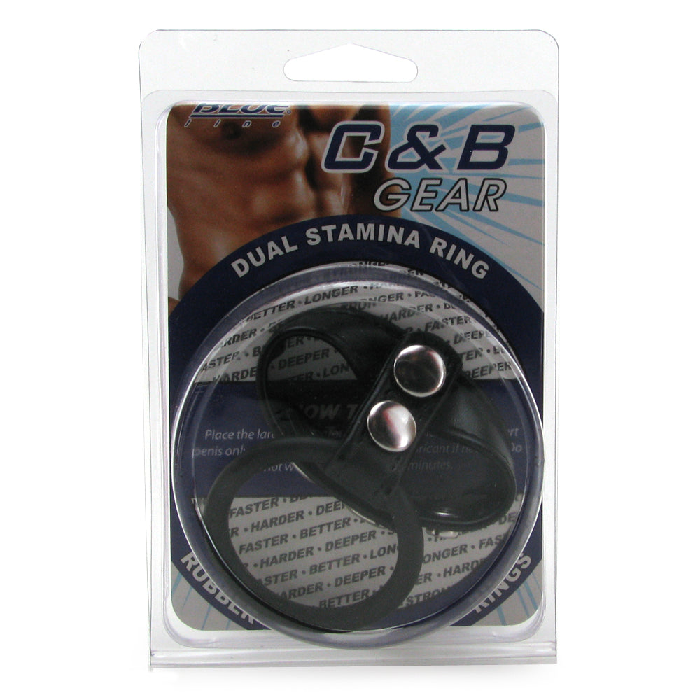 Blue Line Dual Stamina Ring Cock Rings - Tophatter Daily Deals