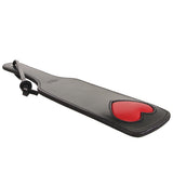 Black Leather Red Heart Paddle Bondage and Fetish > Whips and Crops - Tophatter Daily Deals