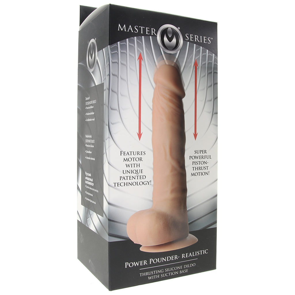 Master Series Power Pounder Thrusting Dildo Dildo Sex Toys > Realistic Dildos - Tophatter Daily Deals