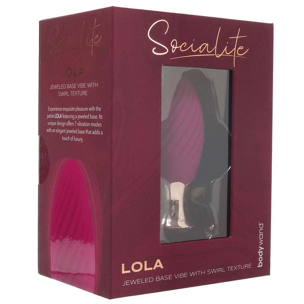 BodyWand Socialite Lola Swirl Vibe Vibrators > Bullet and Egg Vibrators - Tophatter Daily Deals