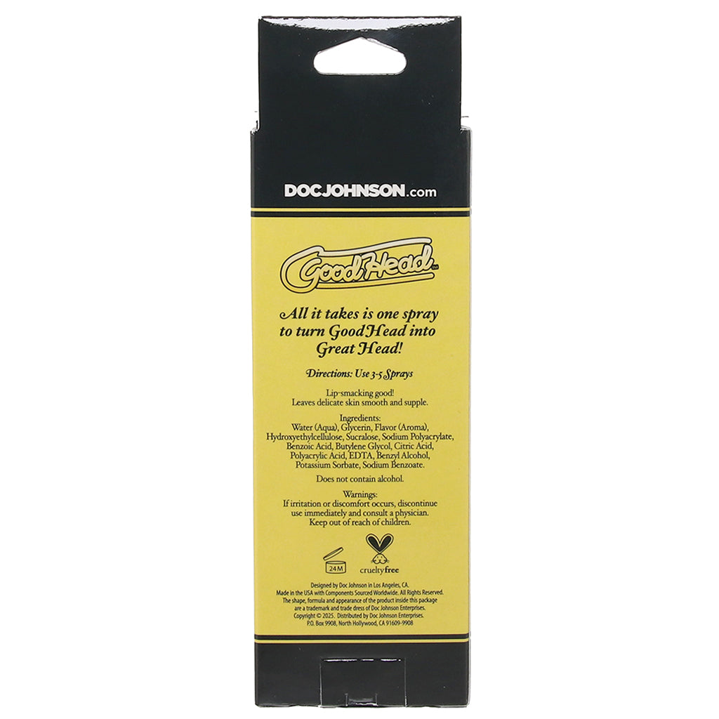 GoodHead Juicy Mouth Spray 2oz/59ml in Lemon Drop Lubes and Lotions > Flavored Sex Lubes - Tophatter Daily Deals