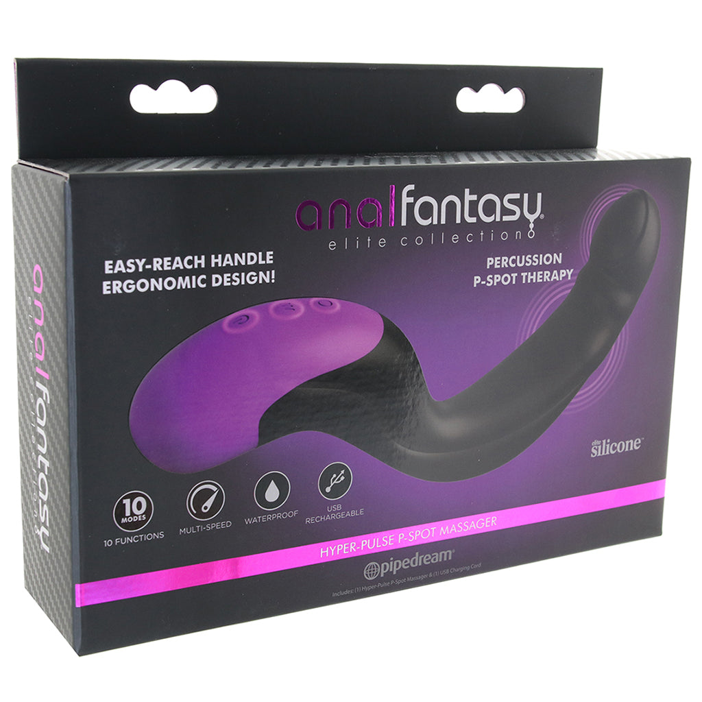 Anal Fantasy Elite Hyper-Pulse P-Spot Massager Anal Sex Toys > Prostate Massagers - Tophatter Daily Deals