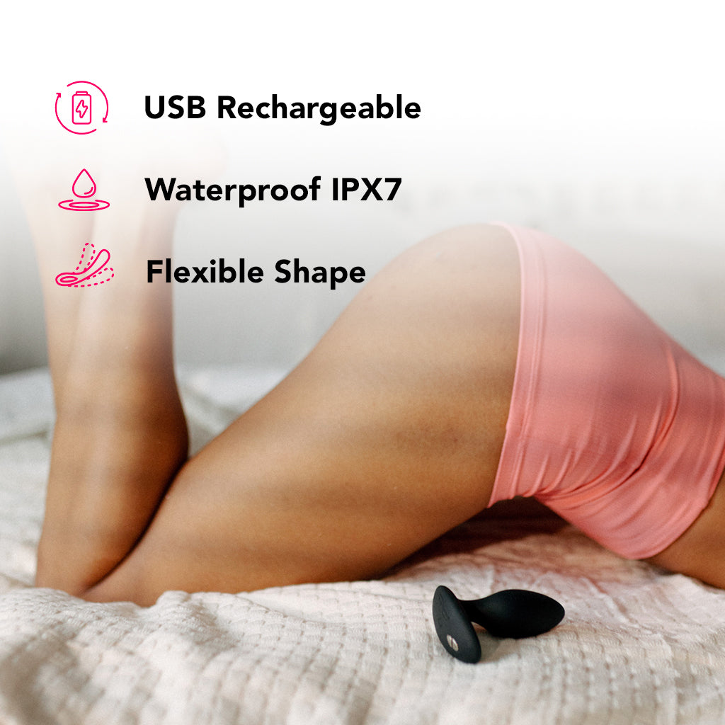 We-Vibe Ditto+ Vibrating Anal Plug in Black - Tophatter's Vibrator Deals Online Anal Sex Toys > Anal Vibrators - Tophatter Daily Deals