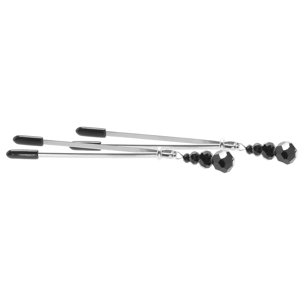 Adjustable Beaded Tweezer Nipple Clips - Tophatter's Adult Sex Toys Online Bondage and Fetish > Nipple Stimulators & Clamps - Tophatter Daily Deals