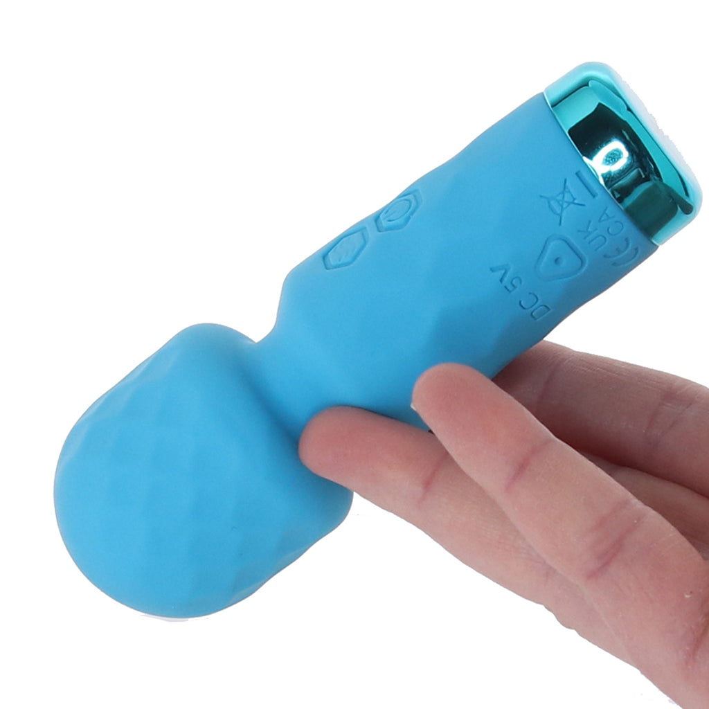 Bang! Mini Silicone Wand in Blue Vibrators > Clitoral Stimulators - Tophatter Daily Deals