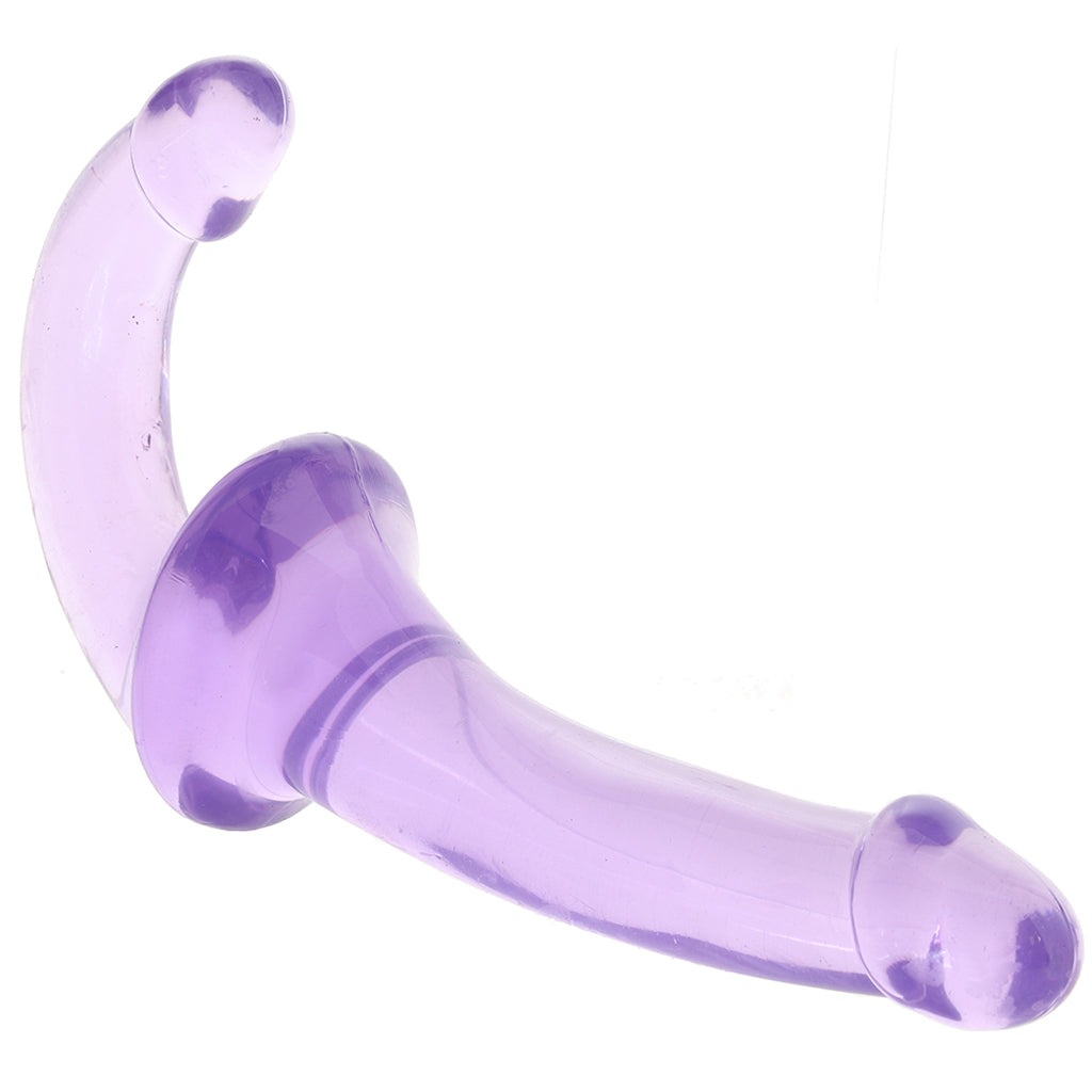 Strapless Strap-On Wearable Jelly Dildo in Purple Dildo Sex Toys > G-Spot Dildos - Tophatter Daily Deals