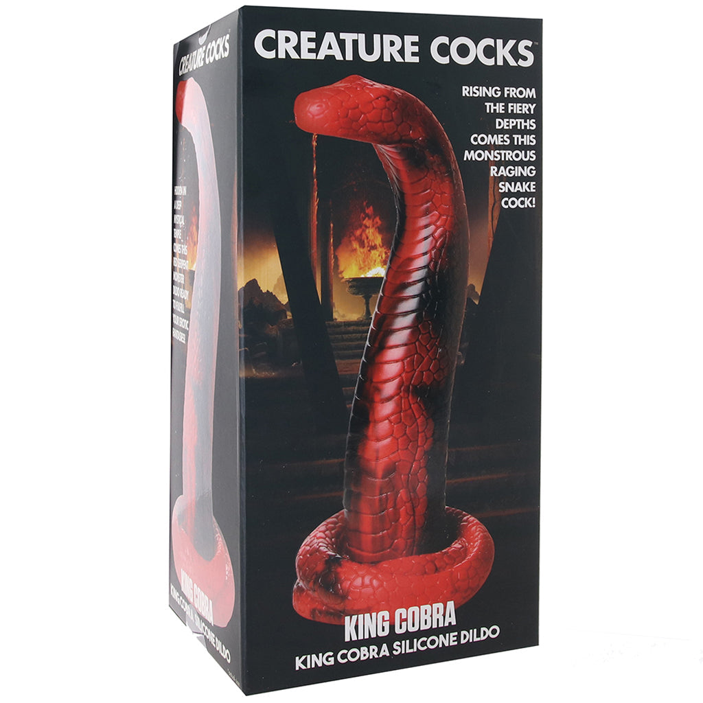 Creature Cocks King Cobra Silicone Dildo Dildo Sex Toys > Non-Phallic Dildos - Tophatter Daily Deals