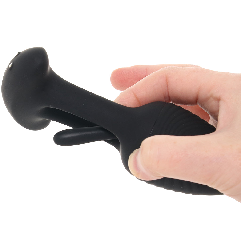 Playboy Rim Shot Flicking Vibrating Butt Plug Anal Sex Toys > Butt Plugs - Tophatter Daily Deals