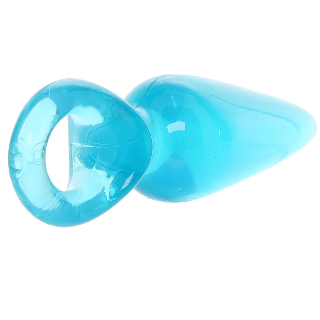 Jolie Pleasures Mini Butt Plug in Aqua - Tophatter's Adult Sex Toys Online Anal Sex Toys > Butt Plugs - Tophatter Daily Deals