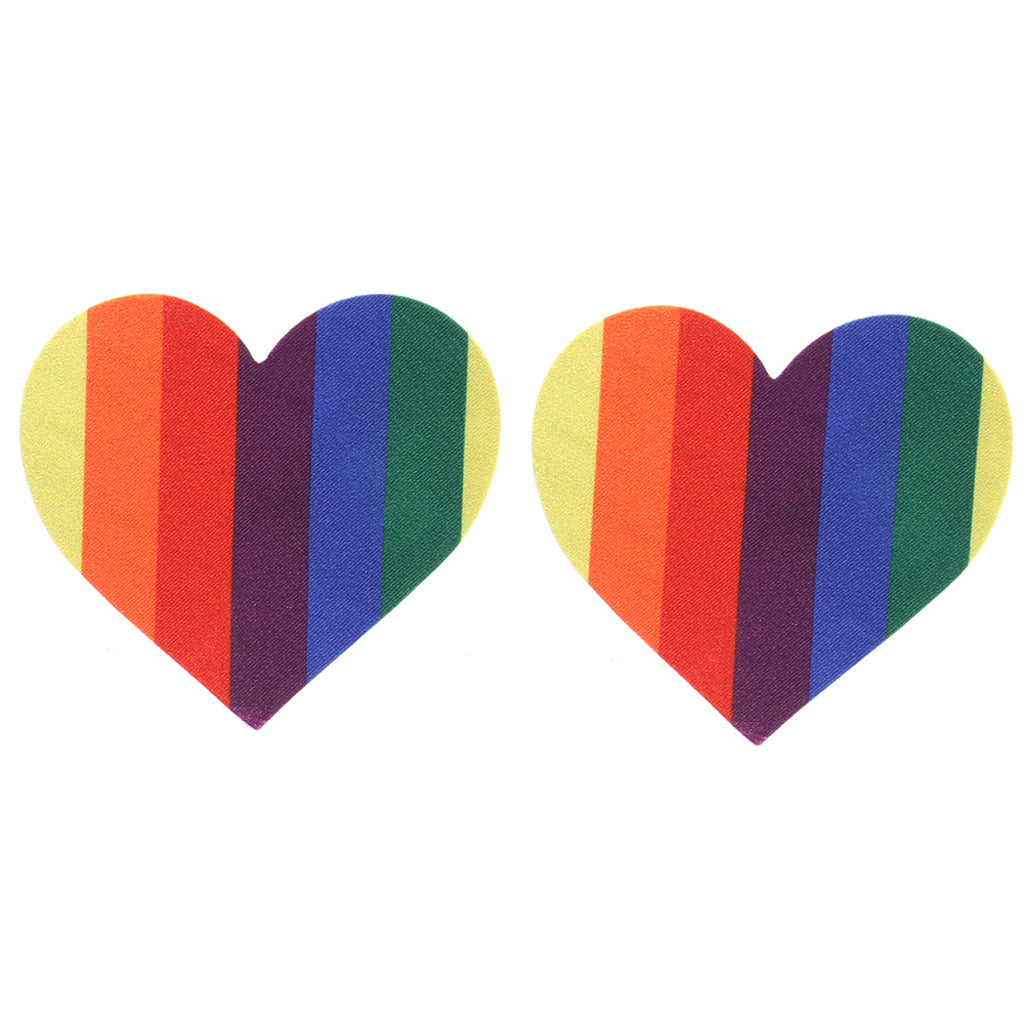 Pride Glitter Rainbows & Hearts Nipple Pasties Lingerie > Accessories - Tophatter Daily Deals