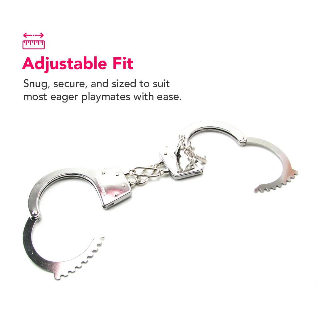 Fetish Fantasy Beginner's Metal Cuffs Bondage and Fetish > Wrist and Ankle Cuffs - Tophatter Daily Deals