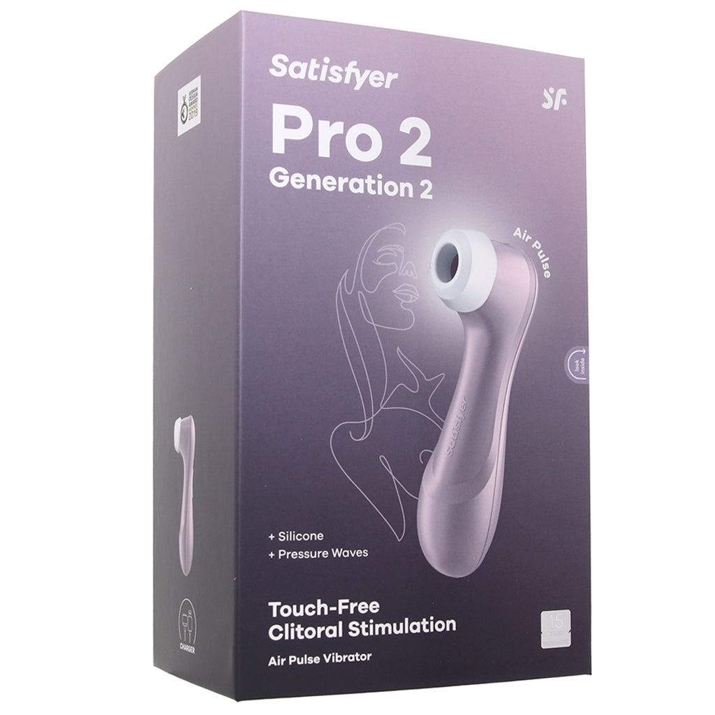 Satisfyer Pro 2 Gen 2 Air Pulse Stimulator in Violet Vibrators > Clitoral Stimulators - Tophatter Daily Deals