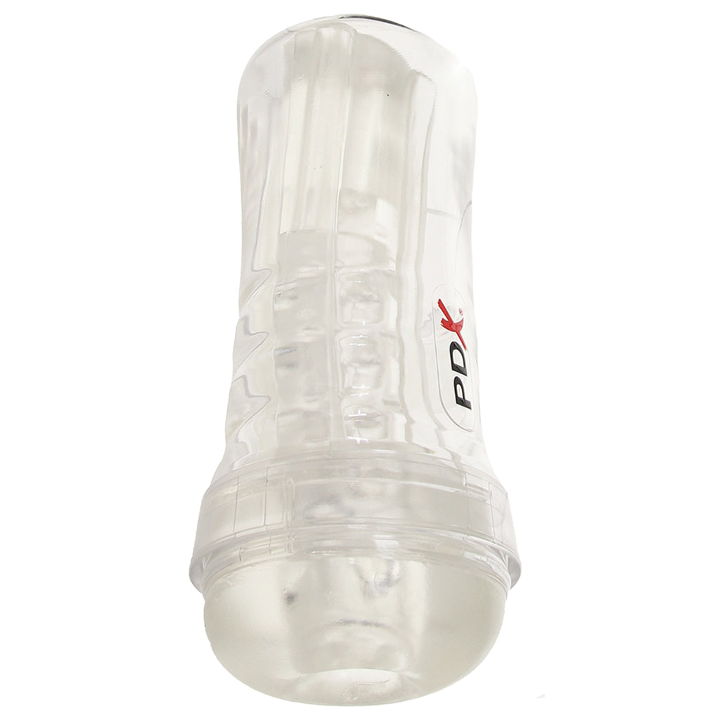 PDX Elite ViewTube Plus See-Thru EZ-Grip Stroker - Tophatter's Adult Sex Toys Online Male Masturbators > Discreet Masturbators - Tophatter Daily Deals