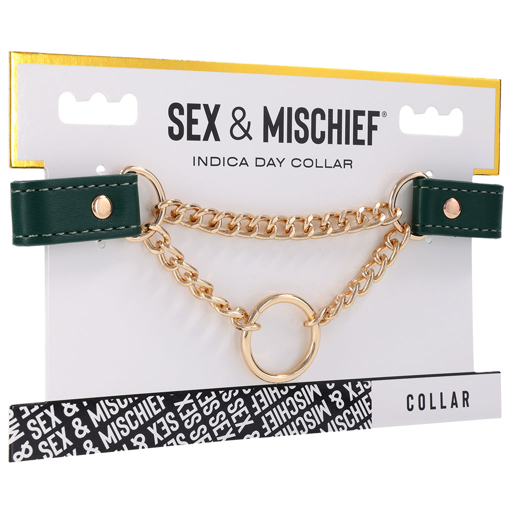 Sex & Mischief Indica Day Collar Bondage and Fetish > Leashes and Collars - Tophatter Daily Deals