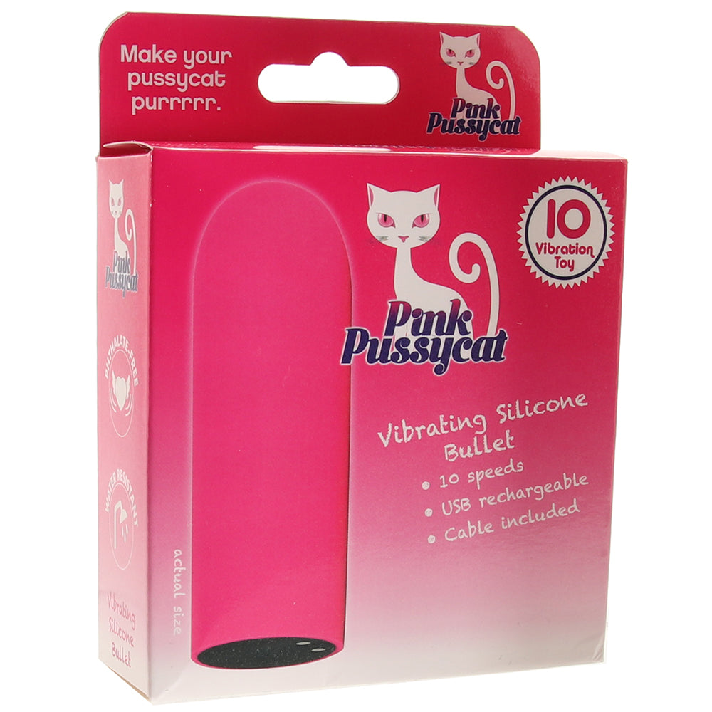 Pink Pussycat Silicone Bullet Vibe Vibrators > Bullet and Egg Vibrators - Tophatter Daily Deals