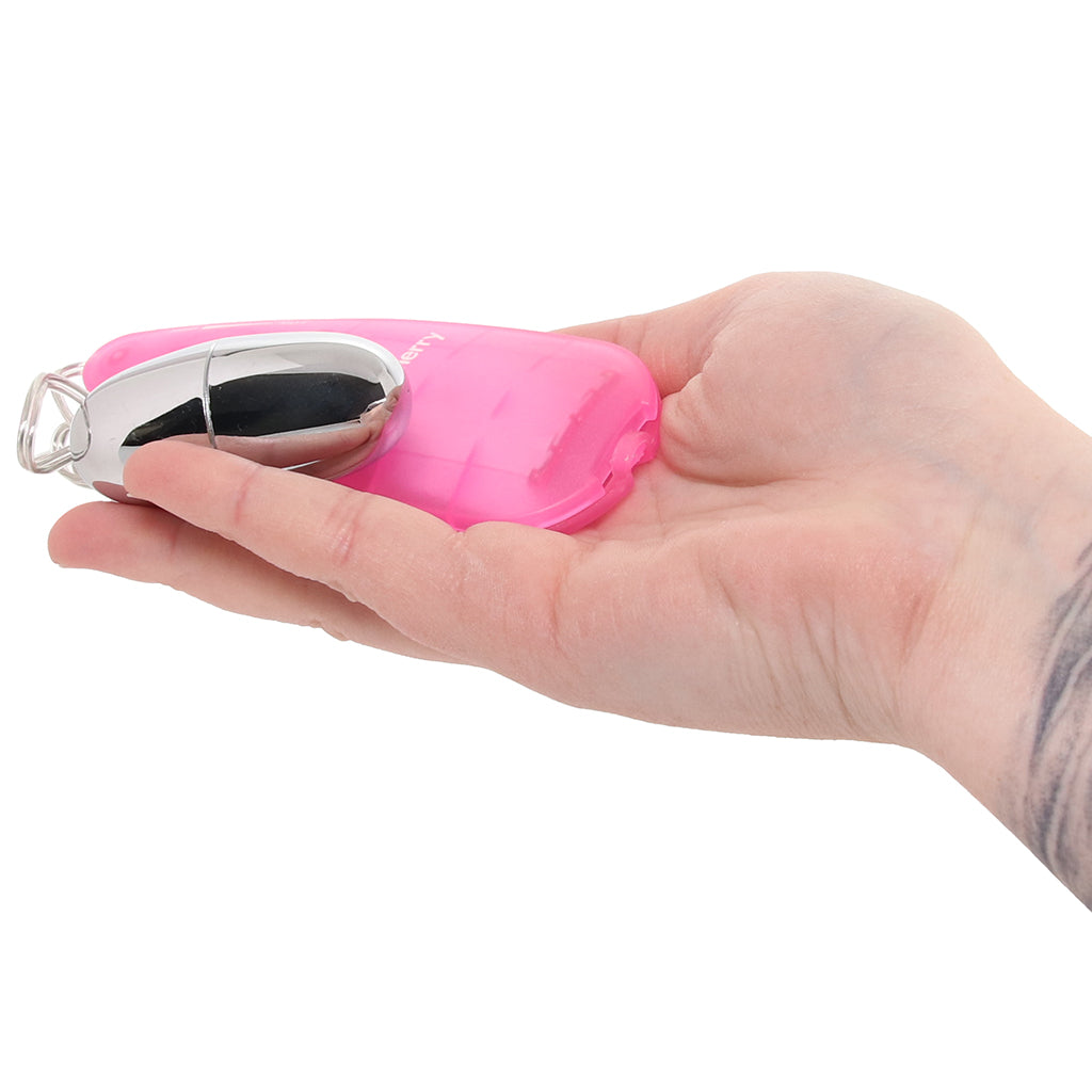 PinkCherry Slim Teardrop Bullet Vibrator in Pink - Tophatter's Adult Products Vibrators > Bullet and Egg Vibrators - Tophatter Daily Deals