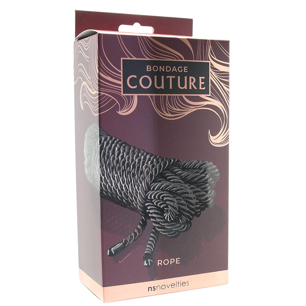 Bondage Couture Bondage Rope in Black - Tophatter's Adult Products Bondage and Fetish > Restraints - Tophatter Daily Deals