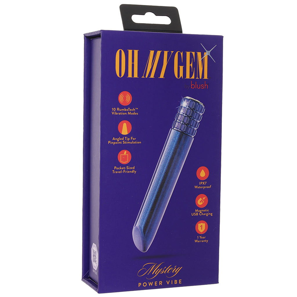 Oh My Gem Mystery Power Vibe in Sapphire Vibrators > Bullet and Egg Vibrators - Tophatter Daily Deals