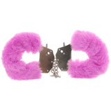 Ouch! Heavy Duty Fluffy Cuffs in Purple - Tophatter's Adult Sex Toys Online Bondage and Fetish > Wrist and Ankle Cuffs - Tophatter Daily Deals