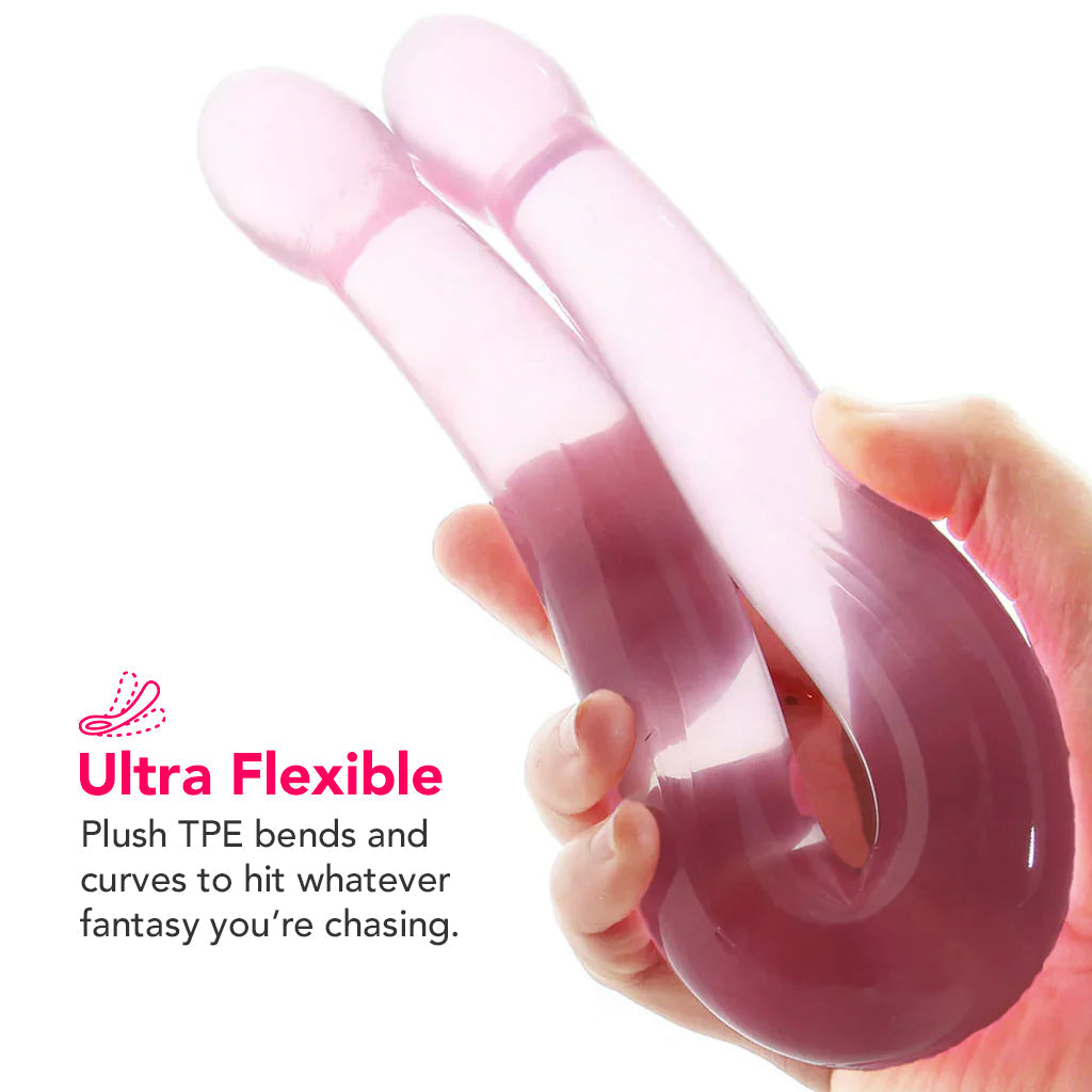 RealRock 17 Inch Double Ended Dildo in Pink Dildo Sex Toys > Double Ended Dildos - Tophatter Daily Deals