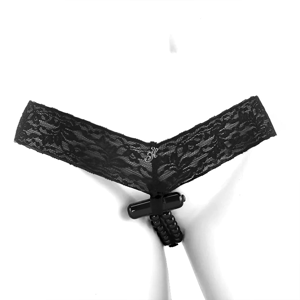 Crotchless Vibrating Panties with Pleasure Beads /M Vibrators > Wearable & Panty Vibrators - Tophatter Daily Deals