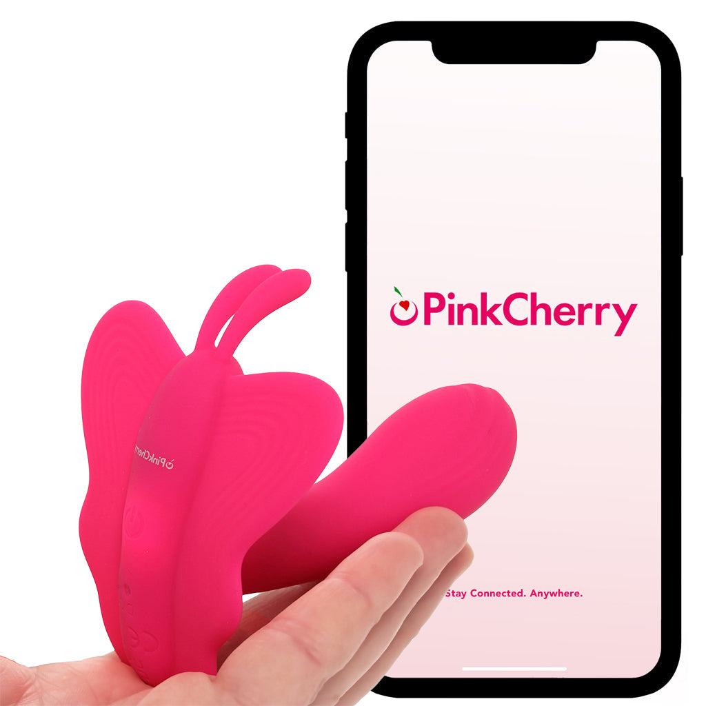 PinkCherry App Controlled Wearable Butterfly Vibe Vibrators > Wearable & Panty Vibrators - Tophatter Daily Deals