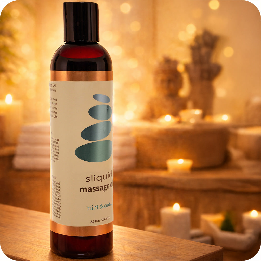 Balance Massage Oil 8.5oz/255ml in Mint & Cedar Lubes and Lotions > Erotic Massage Oils - Tophatter Daily Deals