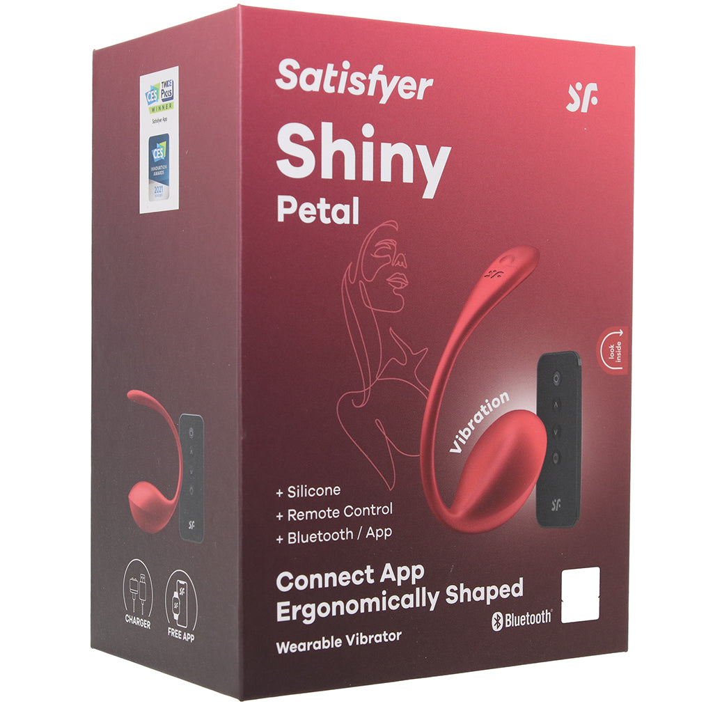 Satisfyer Shiny Petal Wearable Vibe in Red Vibrators > Bullet and Egg Vibrators - Tophatter Daily Deals