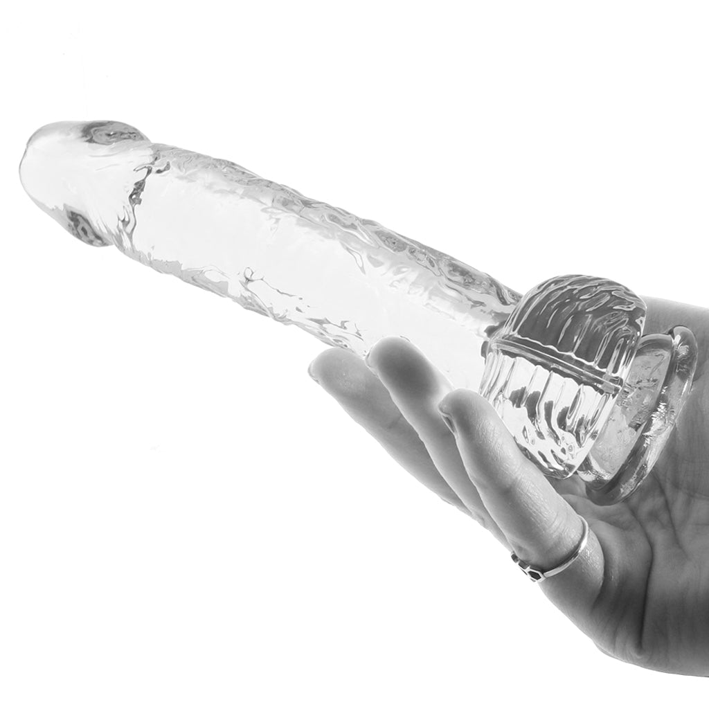 RealRock 6 Inch Realistic Ballsy Dildo in Crystal Clear - Tophatter's Adult Products Dildo Sex Toys > Realistic Dildos - Tophatter Daily Deals