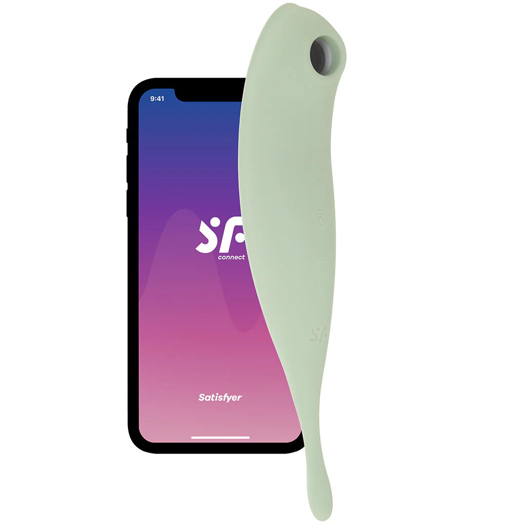 Satisfyer Twirling Pro + Air Pulse Vibe Vibrators > Clitoral Stimulators - Tophatter Daily Deals