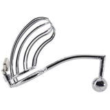 Blue Line Cock Cage with Anal Stimulator - Tophatter's Adult Sex Toys Online Bondage and Fetish > Cock and Ball Devices - Tophatter Daily Deals