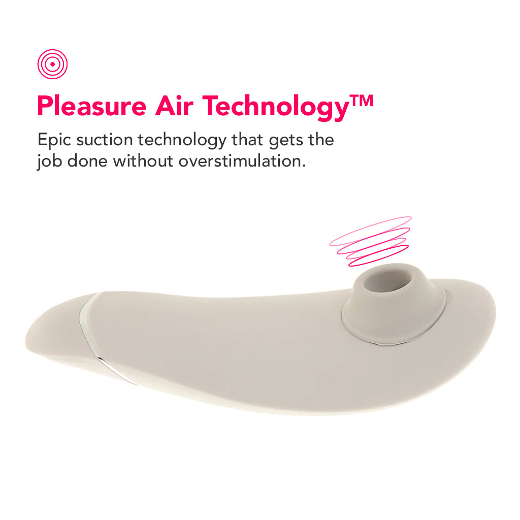 Womanizer Premium 2 Pleasure Air Stimulator in Gray Vibrators > Clitoral Stimulators - Tophatter Daily Deals